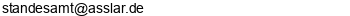 E-Mail Adresse Standesamt Aßlar