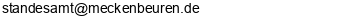 E-Mail Adresse Standesamt Meckenbeuren