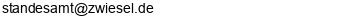 E-Mail Adresse Standesamt Zwiesel