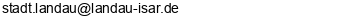 E-Mail Adresse Standesamt Landau a.d.Isar
