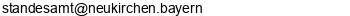 E-Mail Adresse Standesamt Neukirchen b. Hl. Blut