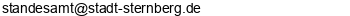E-Mail Adresse Standesamt Sternberer Seenlandschaft
