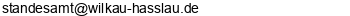 E-Mail Adresse Standesamt Wilkau-Haßlau