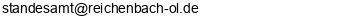 E-Mail Adresse Standesamt VG Reichenbach/O.L.