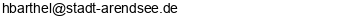 E-Mail Adresse Standesamt Stadt Arendsee (Altmark)
