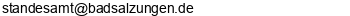 E-Mail Adresse Standesamt Bad Salzungen