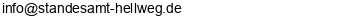 E-Mail Adresse Standesamt Hellweg