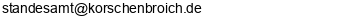 E-Mail Adresse Standesamt Korschenbroich