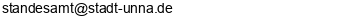 E-Mail Adresse Standesamt Unna