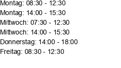Öffnungszeiten Standesamt Chattengau/ Niedenstein