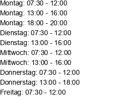 Öffnungszeiten Standesamt Flossenbürg