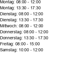 Öffnungszeiten Standesamt Burglengenfeld