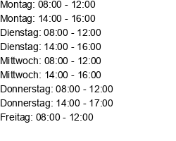 Öffnungszeiten Standesamt Neuenkirchen, Landkreis Osnabrück