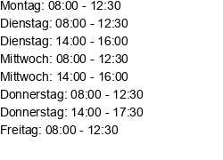 Öffnungszeiten Standesamt Stolberg (Rhld.)